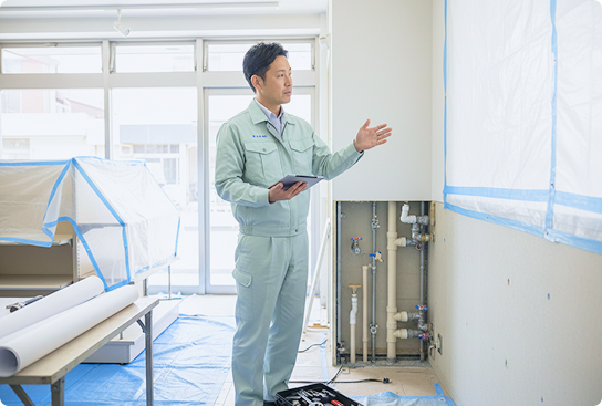 原状回復・改修工事にも対応