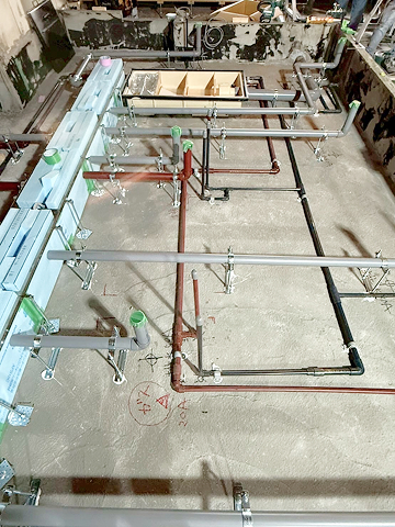 渋谷区 飲食店の配管工事